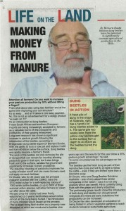'Making money from manure', Courier 20 November 2013
